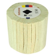 SUPERIOR PADS AND ABRASIVES Fleece Flap Wheel for Mirror Polishing AW-FF